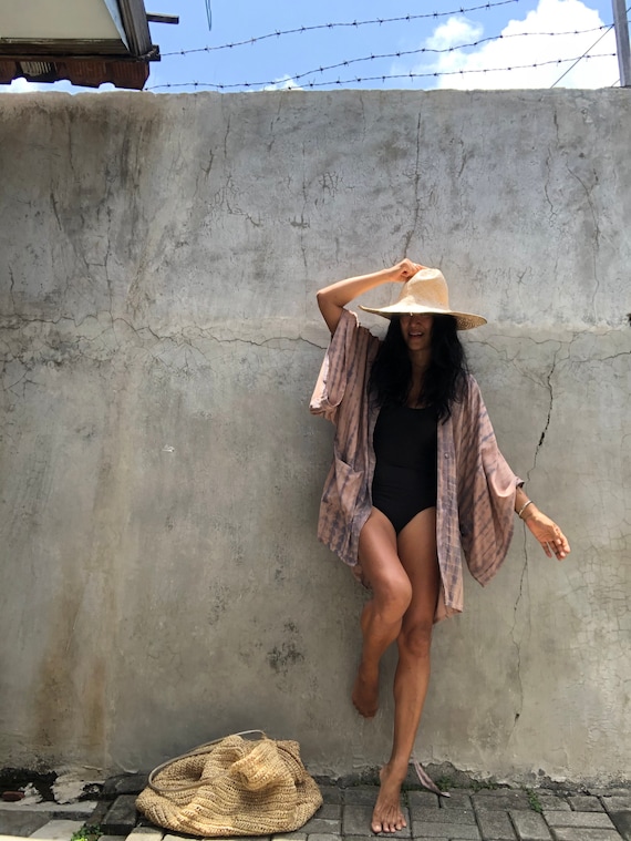 Lkp35/short Kimono Robe Summerunisex 