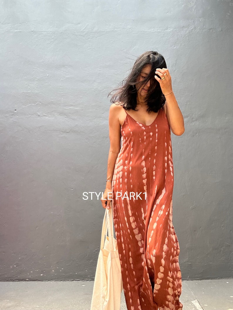 LY05/Maxi dress, Resort wear, Summer daily look, Boho dress,Simple,Home dress,Lyma dress zdjęcie 4