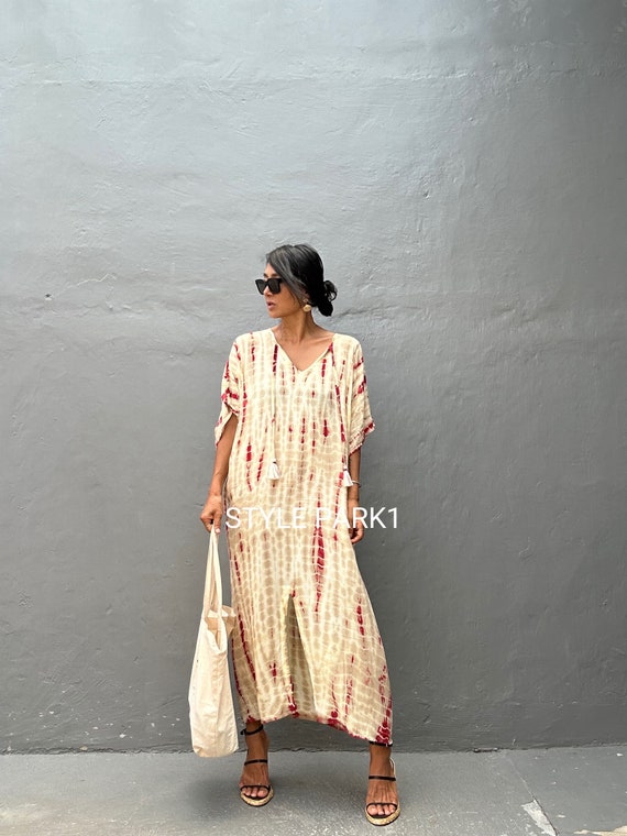 LN19/Kaftan dress , Resort wear, Bikini cover up, Beach dress, Boho chic ,Summer dress