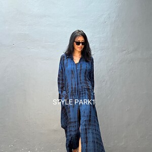 PCT03/Long Shirt dress,Maxi dress,,Loose top, Summer women dress,Stylish,Pecatu dress image 6