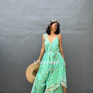JP157/Jumpsuit,Maxi Jumpsuit,Boho Jumpsuit,Sommer Jumpsuit,Resort wear, Yoga