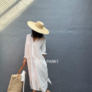 Off White Maxi Dress - Etsy