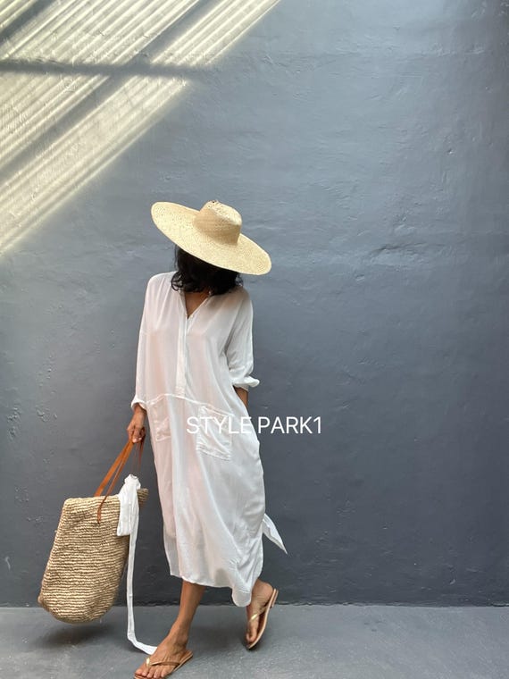 chinese dress ladies Long Sleeve Seamed Shirt Dress – Lilla P main image 0