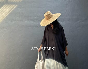 LG30/カフタンドレス、リゾートウェア、夏のデイリールック、ボヘミアンドレス、シンプル、ホームドレス、シンプル
