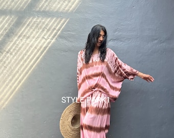 GY05/Gypsy Two piece set,Resort wear,Loose Fitting,Summer Outfits,yoga sets
