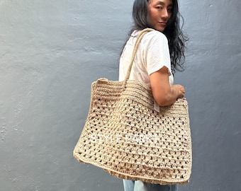 DF/BA51/VENDA DE AMOSTRA, Bolsa de tecido, Bolsa de praia, Bolsa grande, Bolsa de palha, Bolsa natural, Bolsa balinesa, ráfia