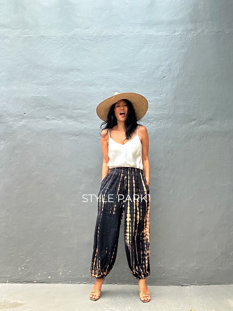 Yl142/yogalong Trendy boho Pantswide Legbeach Pants Whole Etsy