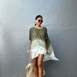 JA04/Stylish Boho Maxi dress,Beach Cover up ,Holiday,Summer dress,Daily,Resort  wear,Loose fit top