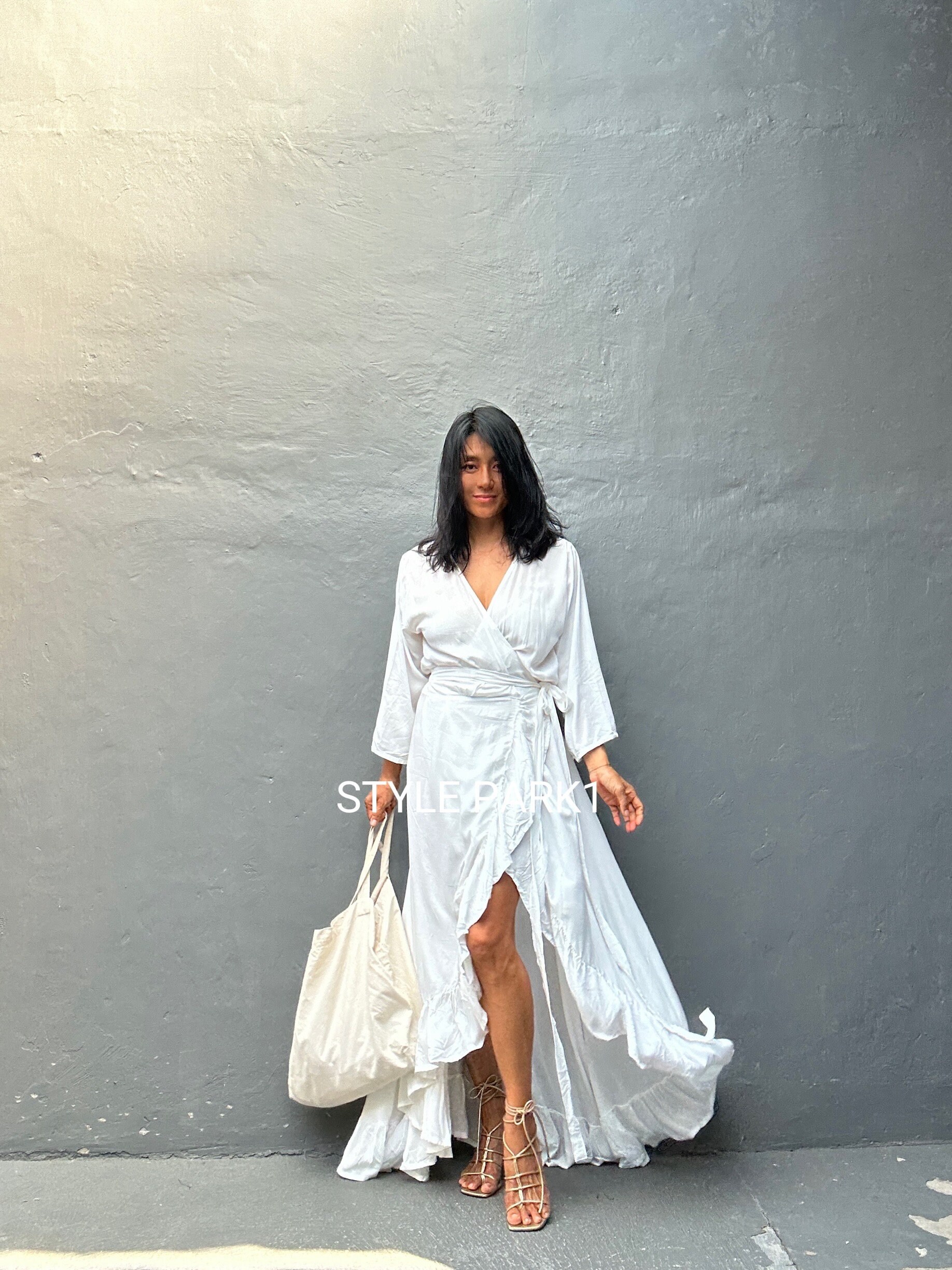 Wp41/off White Wrap Long Summer Dress, Beach Kimono ,sexy Dress,vacation  Dress,holiday Dress - Etsy