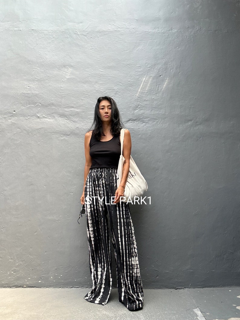 Y04/Yoga,Long Trendy ,Boho Pants,Wide Leg,Beach Pants, Whole body,Airplane zdjęcie 1