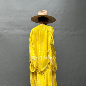 LKSB30/For tall women,Oversized Long Kimono, Robe, Summer,Unisex Kimono,Tall Womens,Vacations, Plus size zdjęcie 3