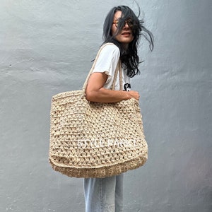 BA18/Woven bag,Beach bag , Oversized bag,Straw bag , Natural Bag,Bali bag,raffia