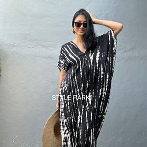 Abang04/Sexy vestido Kaftan, vestido kaftan de mujer de verano, vestidos boho, para mujeres altas, ropa de resort imagen 5