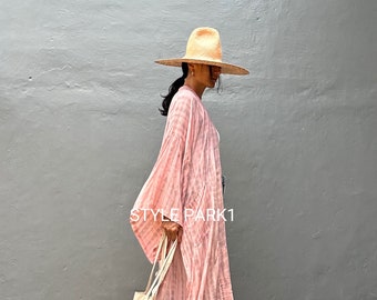 LKS28/Oversized Kimono, Robe, Summer,Unisex Kimono,Tall Women’s,Vacations, Holiday Look