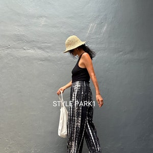 Y04/Yoga,Long Trendy ,Boho Pants,Wide Leg,Beach Pants, Whole body,Airplane zdjęcie 5