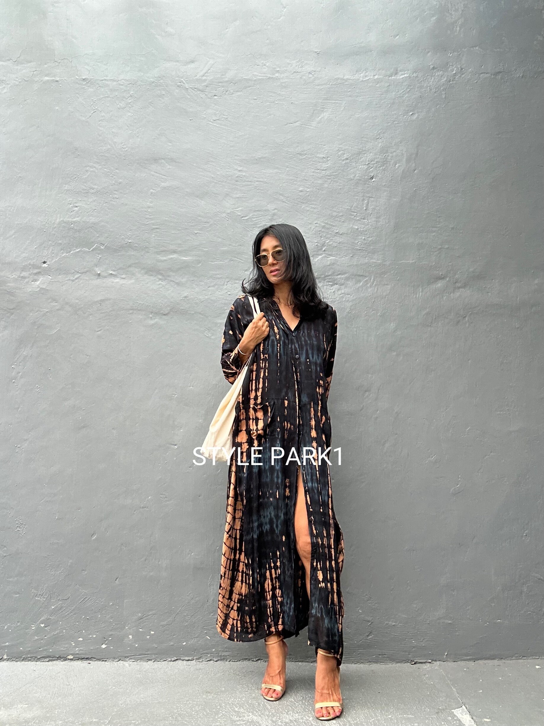 Pct10/long Shirt Dress,maxi Dress,,loose Top, Summer Women