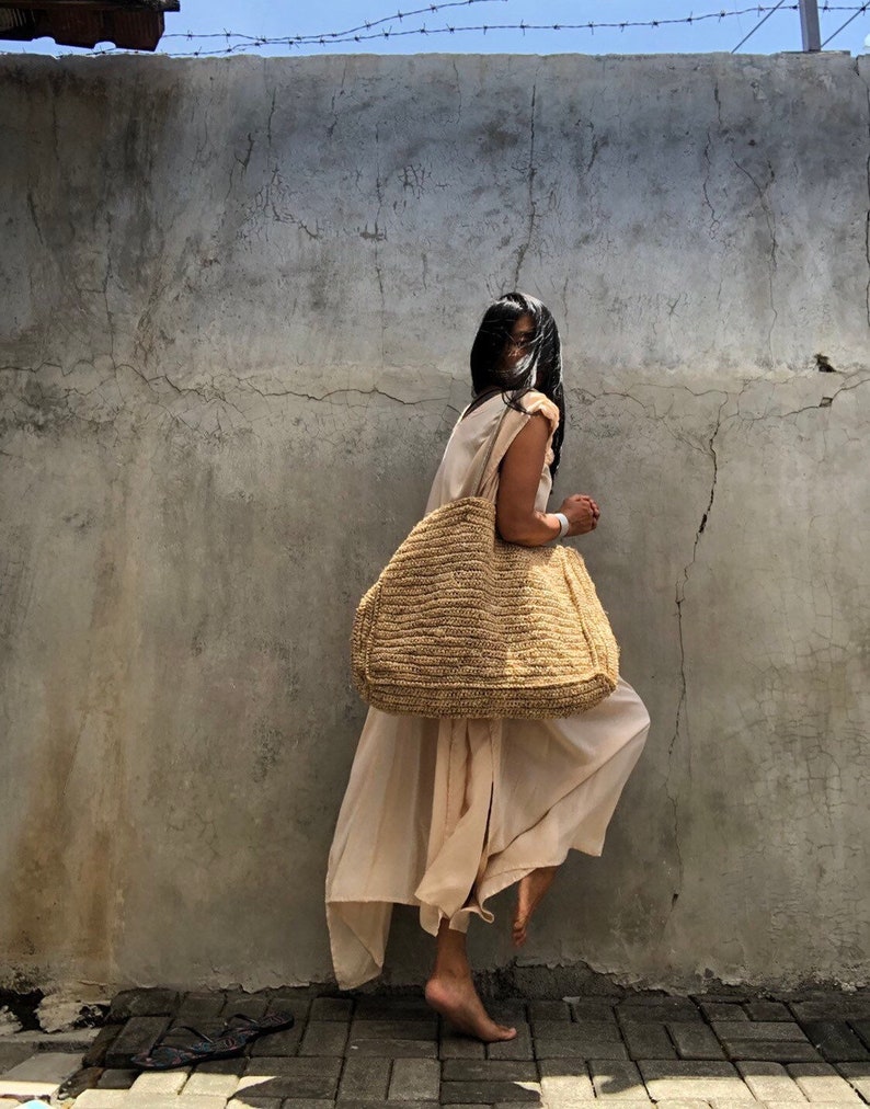 BA02/Woven bag,Beach bag , Oversized bag,Straw bag , Natural Bag,Bali bag,raffia 