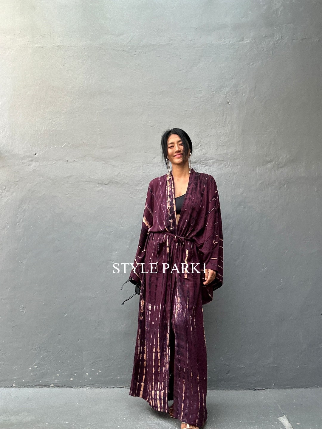 Kimono Maxi-long Dress/Robe