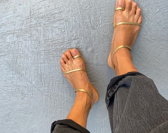 SD14/Gold, Women Toe sandals,Summer Simple sexy sandals,Stylish  sandals