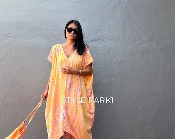 MXP141/Stylish Boho Maxi dress,beach,cover up ,holiday,loose Fit,Summer dress,Daily,resort wear,free size,Loose fit