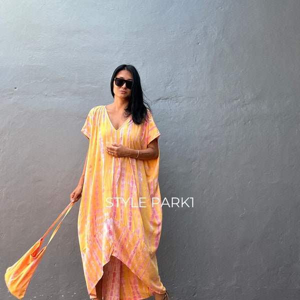 MXP141/Stylish Boho Maxi dress,beach,cover up ,holiday,loose Fit,Summer dress,Daily,resort wear,free size,Loose fit