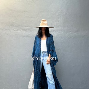 VLK25/ Kimono, peignoir, été, kimono unisexe, pour femme, vacances, look vacances