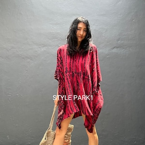 ELS07/Kaftan Kort klänning, Kaftan, klänning, Bohoklänning, Elizabethklänning