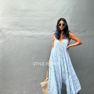 JP144/Jumpsuit,Maxi Jumpsuit,Boho Jumpsuit,Sommer Jumpsuit,Plus Größe Jumpsuit,Yoga