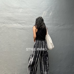 Y04/Yoga,Long Trendy ,Boho Pants,Wide Leg,Beach Pants, Whole body,Airplane zdjęcie 10