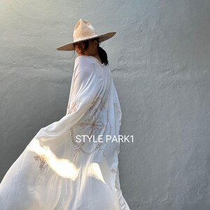 QKS58/ Kimono sexy de verano, look de vacaciones, bata holgada, pareo de playa, pareo de baño, fiesta en la playa