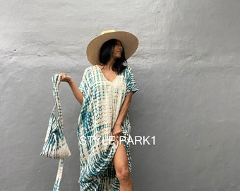 MXP111/Stylish Boho Maxi dress,beach,cover up ,holiday,loose Fit,Summer dress,Daily,resort wear,free size,Loose fit