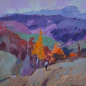 Es ist ein fieser Tag, 41 x 45 cm, Karton, Gemälde von Shandor Alexander