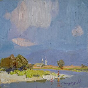 Favoriete plekken, 20x20 cm, karton, schilderij van Shandor Alexander