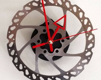 Brake Time for Bicyclists Bicycle Clock - Unique Wall Clock - Industrial Clock - Steampunk Clock - Cycling Gift - Bike Clock - Gear Clock
