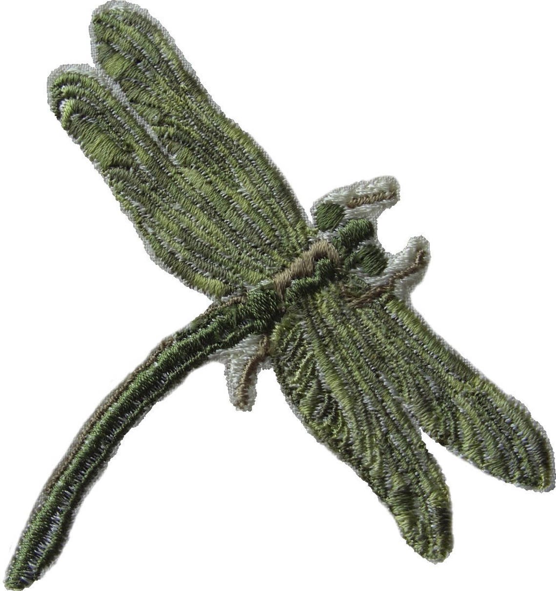 Embroidered Dragonfly Bee Lady Bug Beetle Fabric Iron on Etsy