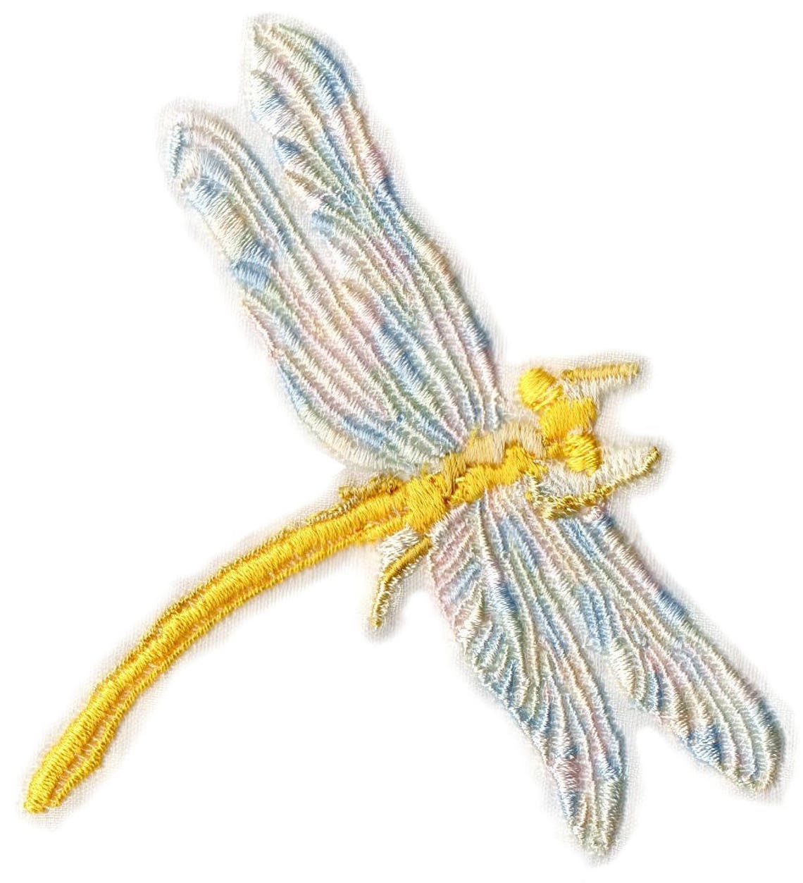 Embroidered Dragonfly Bee Lady Bug Beetle Fabric Iron on Etsy