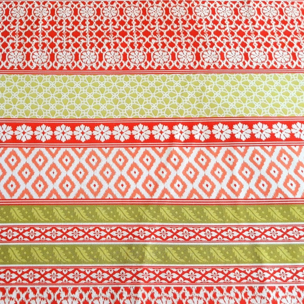Coral Ikat Long Kaftan