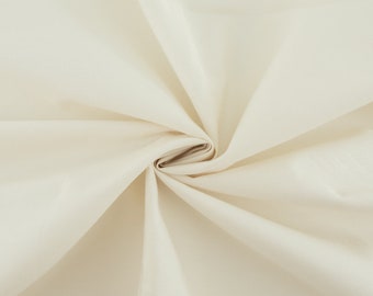 Parchment Solid Color Fabric, 100% Organic Cotton Poplin, off white, Birch Fabrics, quilting, by the yard or half yard