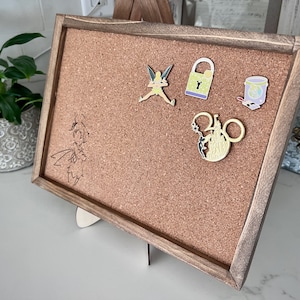 8"x12" - Disney Inspired Pin Trading Board | Pin Trader Board | Pin Display Board | Pin Trading | Pin Trading Cork Board | Pin Trading Book