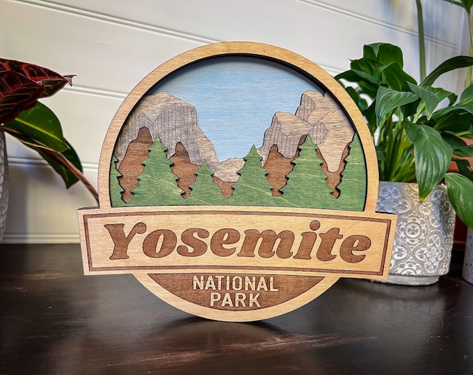 Yosemite Nation Park Sign | Yosemite | Yosemite Sign | Yosemite Park Gift | Nation Park Gift Idea