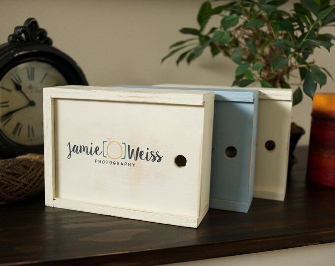 Bulk of 5 - 5X7 Custom Handmade Photo Box for 5x7 Prints