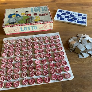 Vintage Lotto or House - Bingo Game - The Harlesden Series Made in England