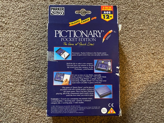 Pictionary Board Game, for 3 or More Players, Ages 12 and Up