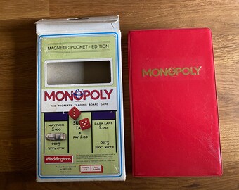Monopoly De Voyage édition Pocket – Magnétique – Parker – Ancien – 26 ⚜️