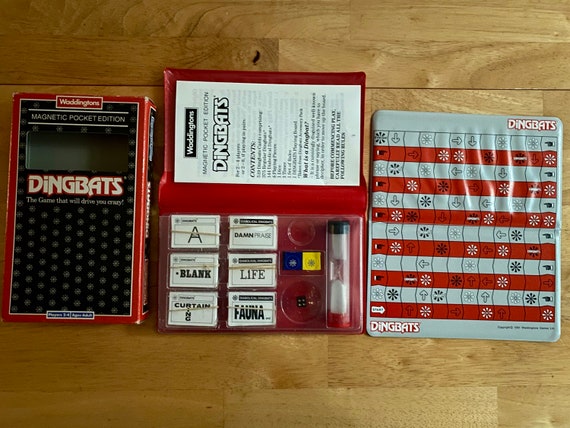 Vintage Magnetic Pocket Travel Solitaire Game