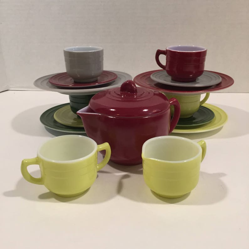 hazel atlas little hostess party set