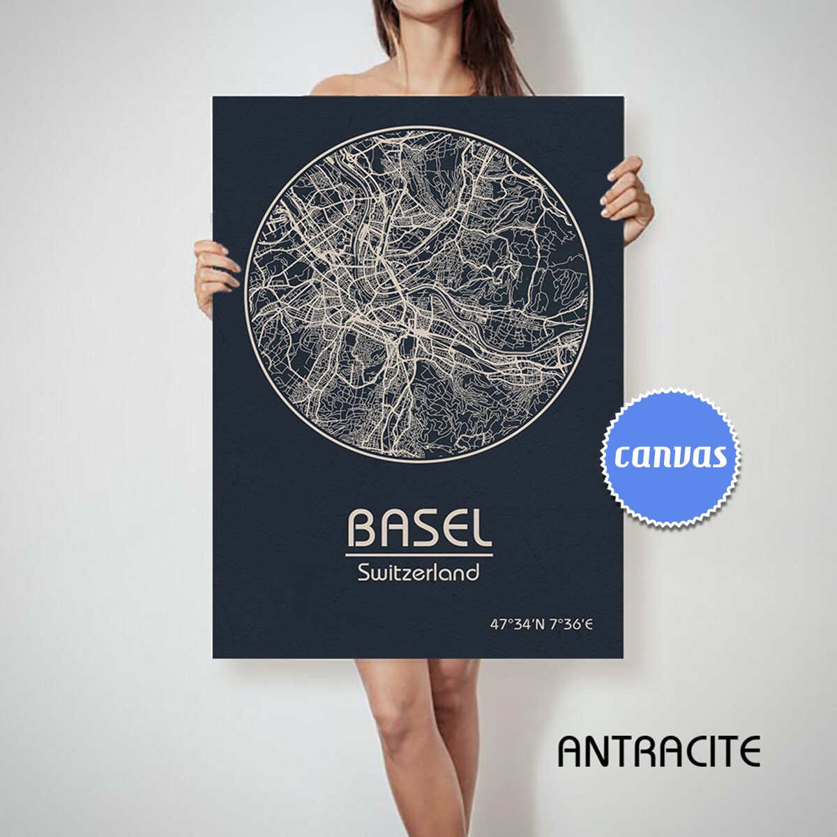 Street map Basel Switzerland 9