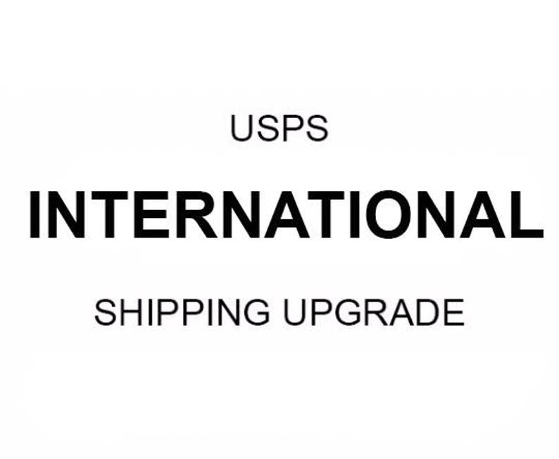 INTERNATIONAL Shipping via USPS USA Shipping Upgrade Do Etsy