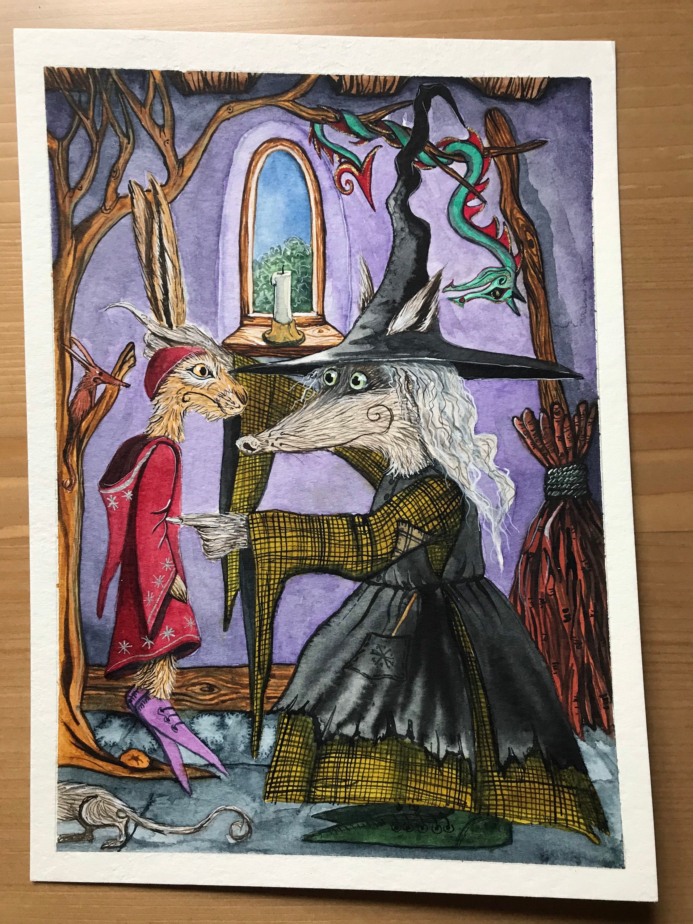 Hags in Dungeons \u0026 Dragons: Dark Magic and Natural World, image size:2244x2992