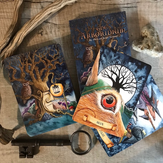 oracle deck the arboridium 44 cards signed by jacqui & etsy oracle deck the arboridium